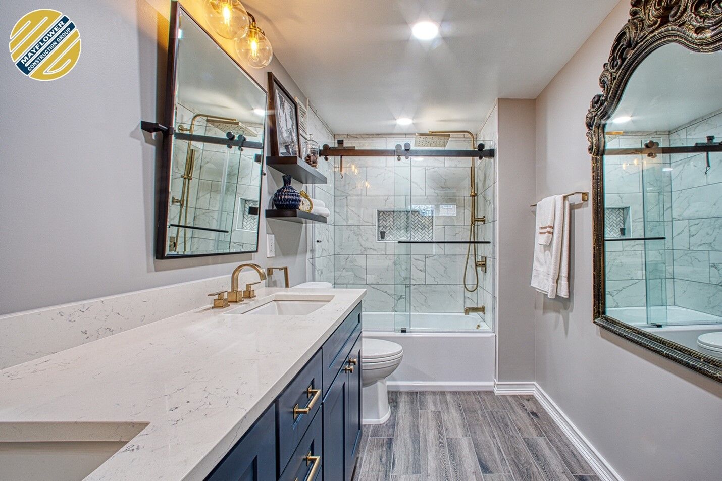 How to make a small bathroom feel luxurious - Mayflower Construction Group